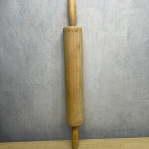 Rowoco USA Extra Large Wooden Vintage Rolling Pin Size 16”